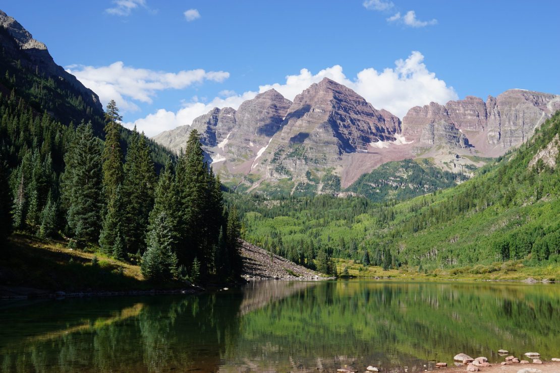 Maroon Bells in the Summer