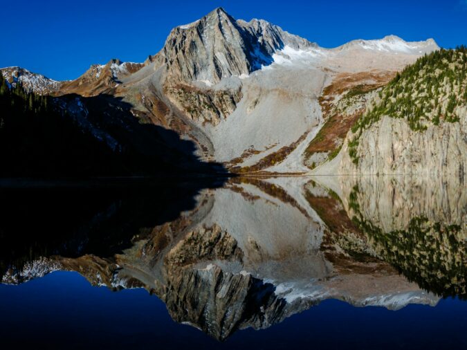 Snowmass Mountain over Snowmass Lake